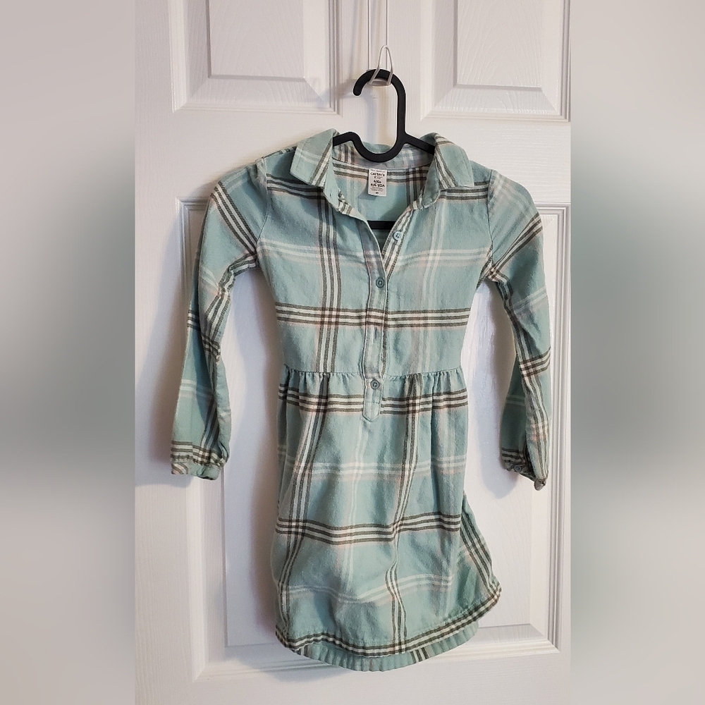 Carter Kids Flannel Dress size 6